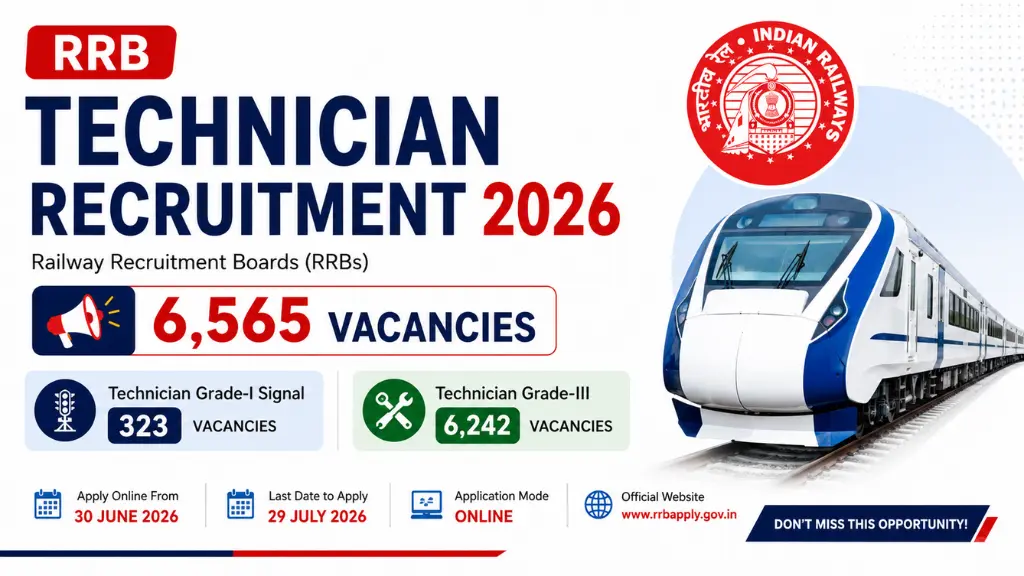 RRB Technician Recruitment 2026